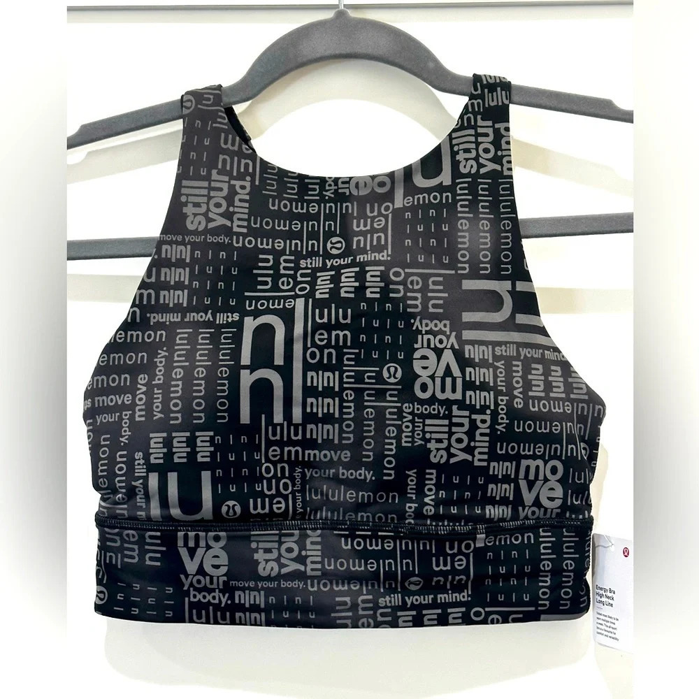 Lululemon Energy Bra High Neck Long Line‎ Size 4